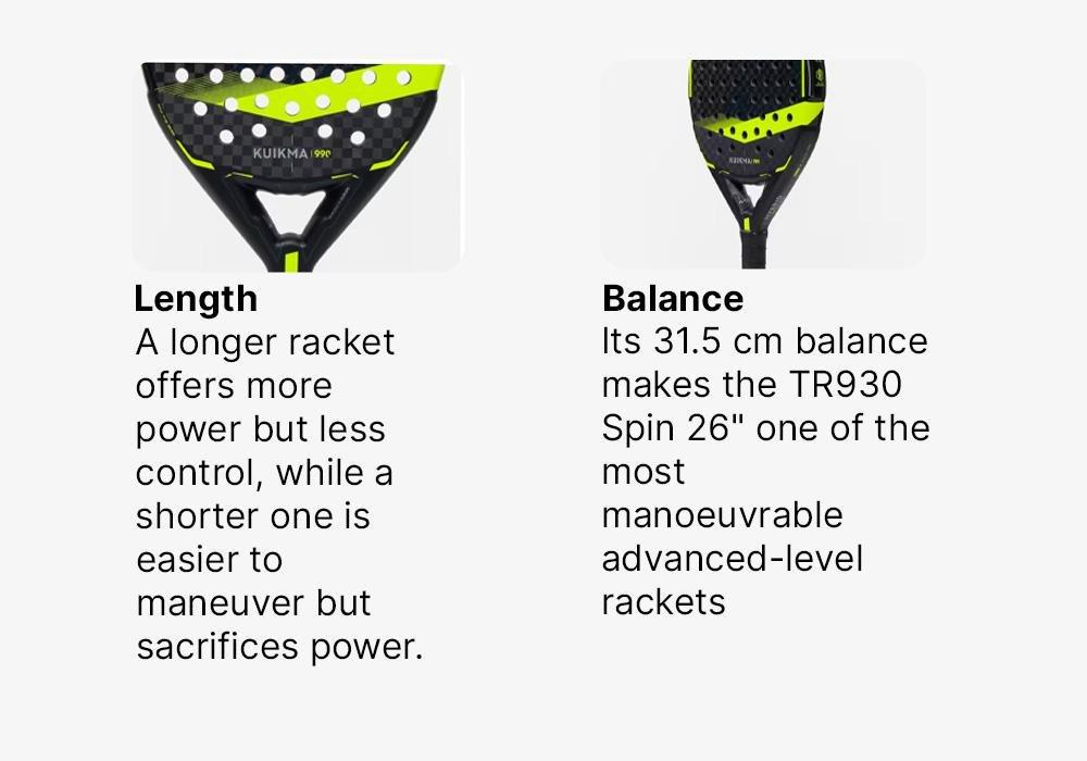 Adult Padel Racket Pr 990 Hybrid Hard, Yellow, No Color, large image number 15