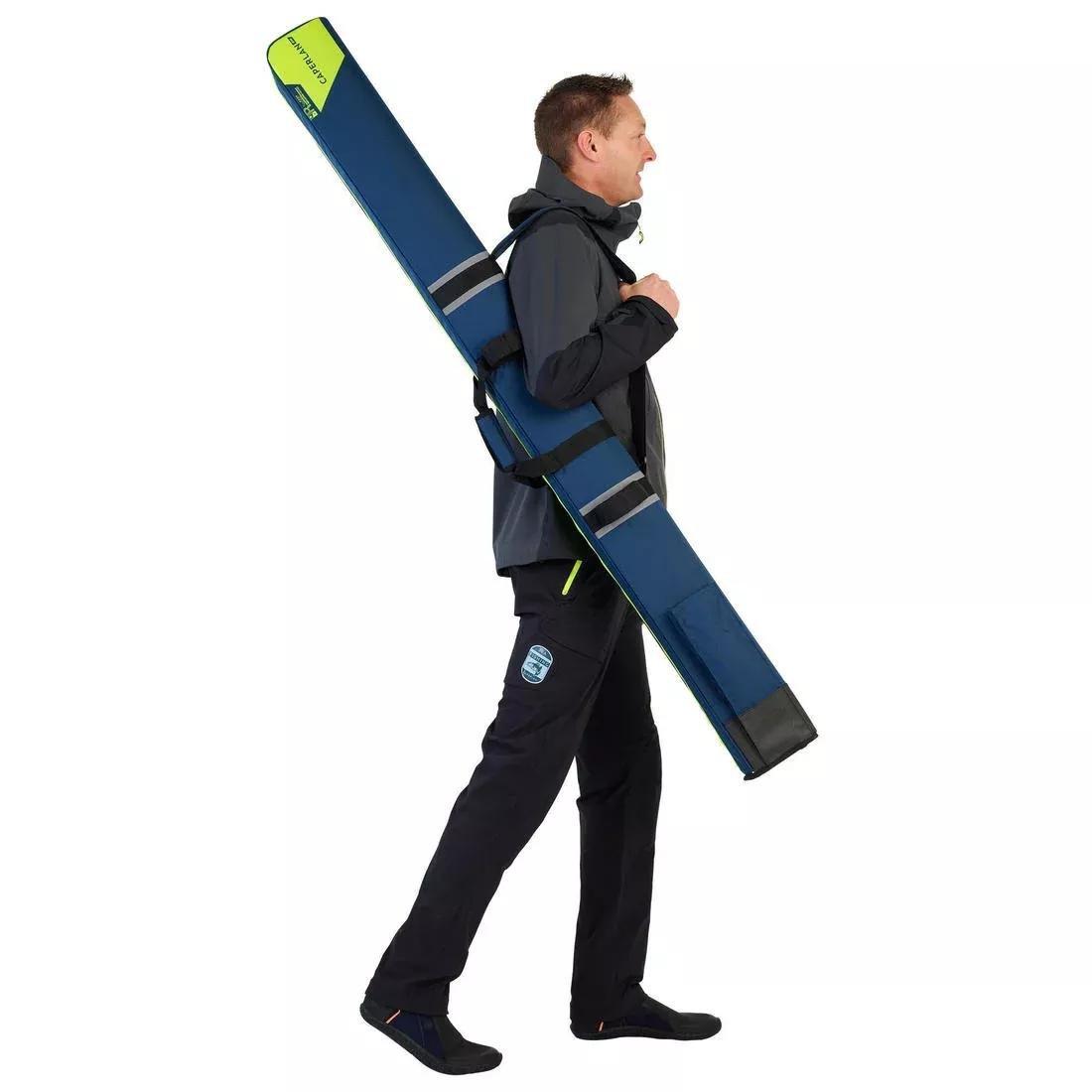 Surfcasting Rigid Rod Bag 500, Blue, No Color, large image number 4