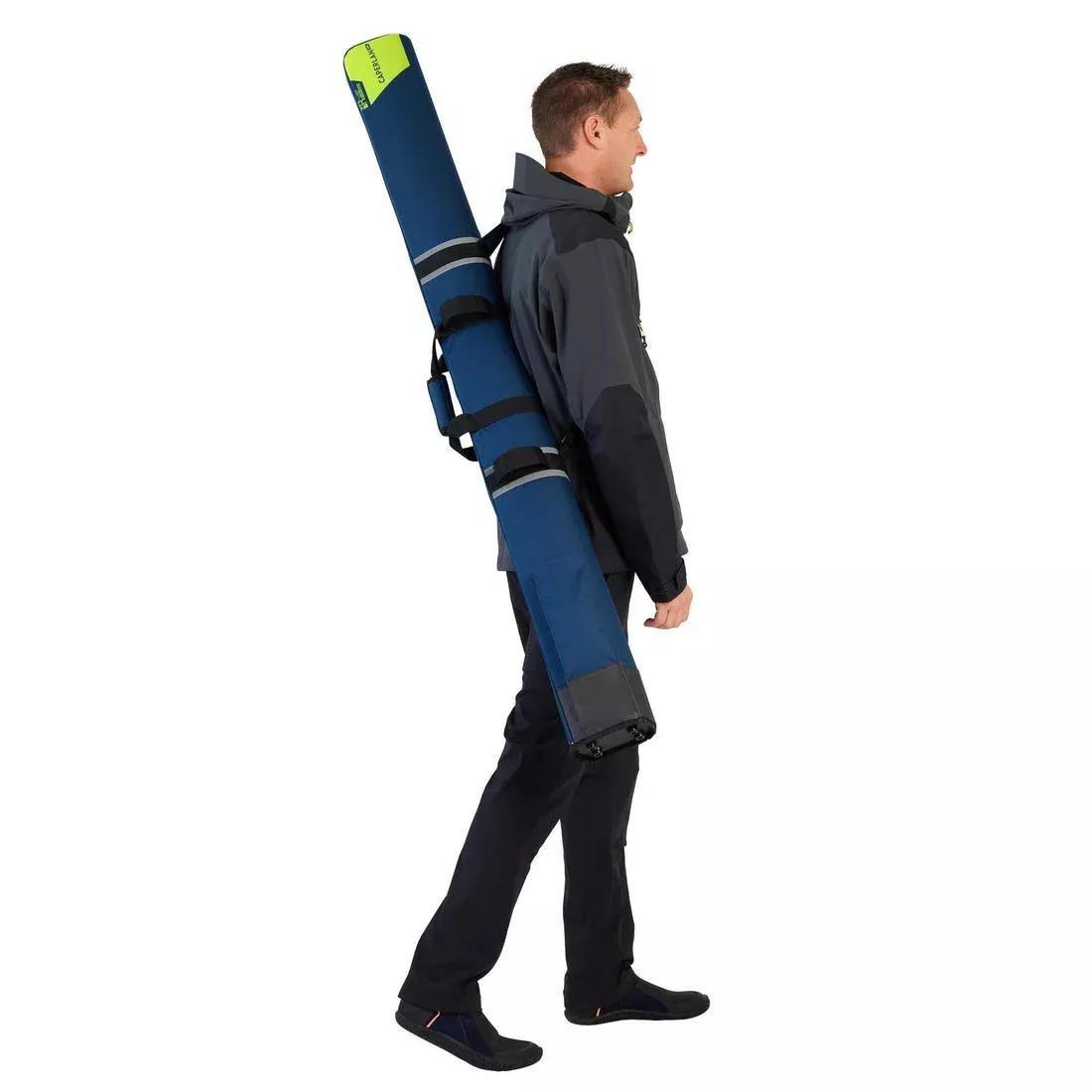Surfcasting Rigid Rod Bag 500, Blue, No Color, large image number 6