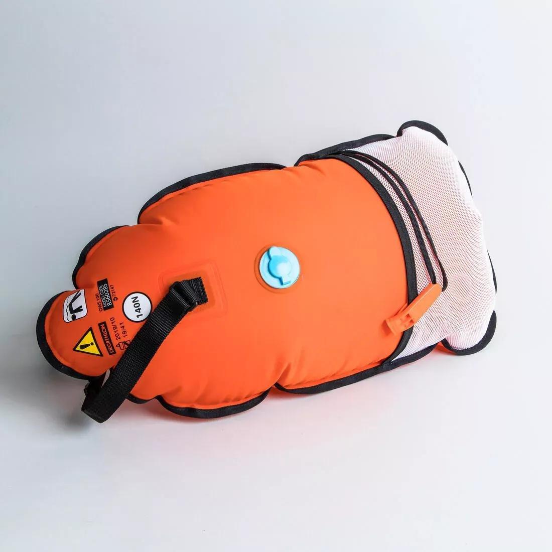 Open Water Swimming Float Buoy, Orange, , medium