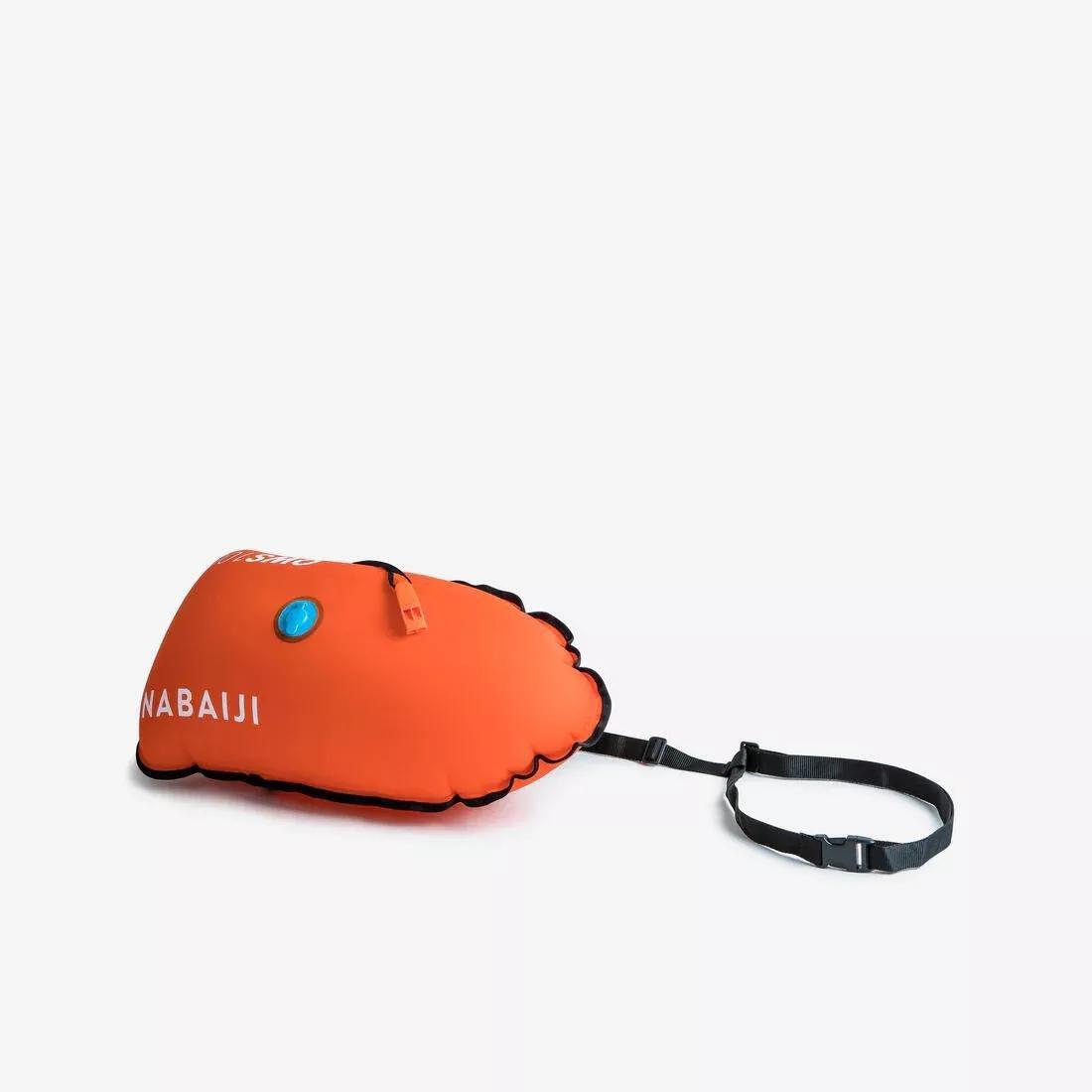 Open Water Swimming Float Buoy, Orange, No Color, large image number 1
