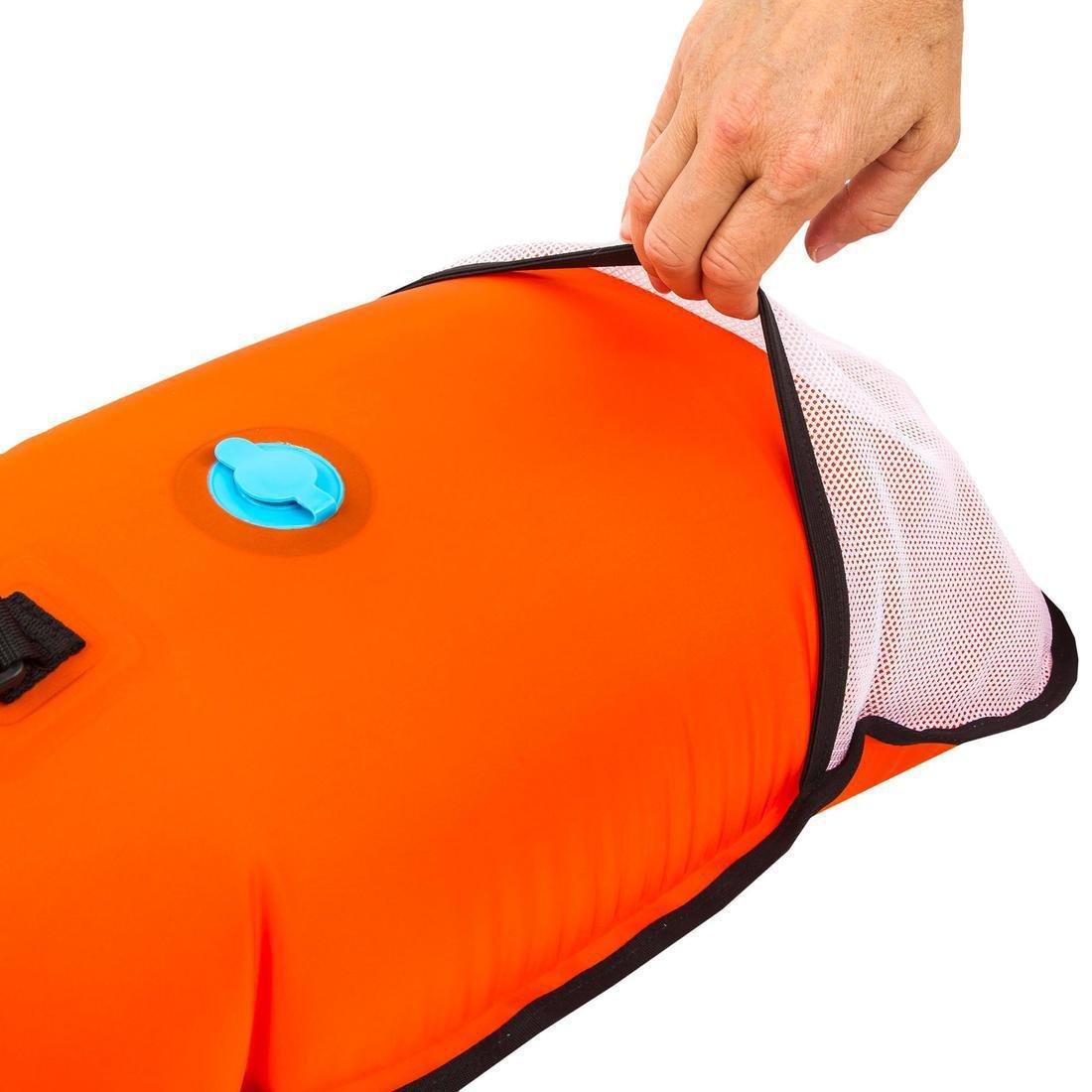 Open Water Swimming Float Buoy, Orange, No Color, large image number 6