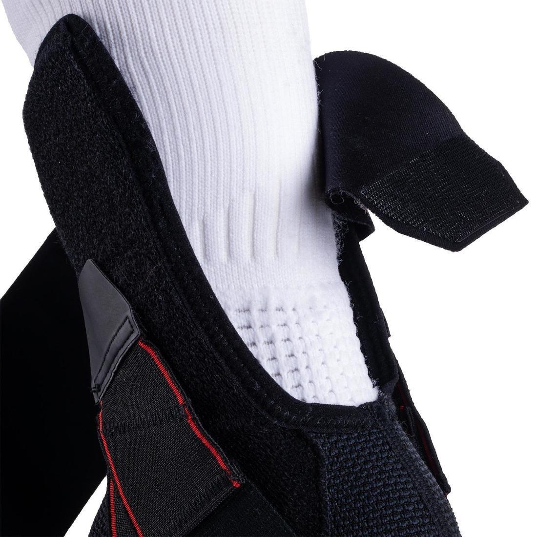 1/2 Strong 500 Men's/Women's Right/Left Ankle Ligament Support - Black, Dark Grey, No Color, large image number 3