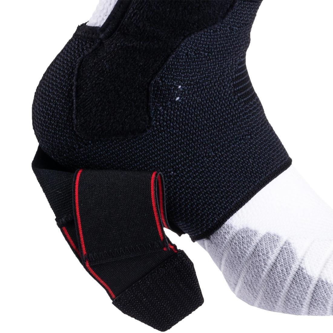 1/2 Strong 500 Men's/Women's Right/Left Ankle Ligament Support - Black, Dark Grey, No Color, large image number 5