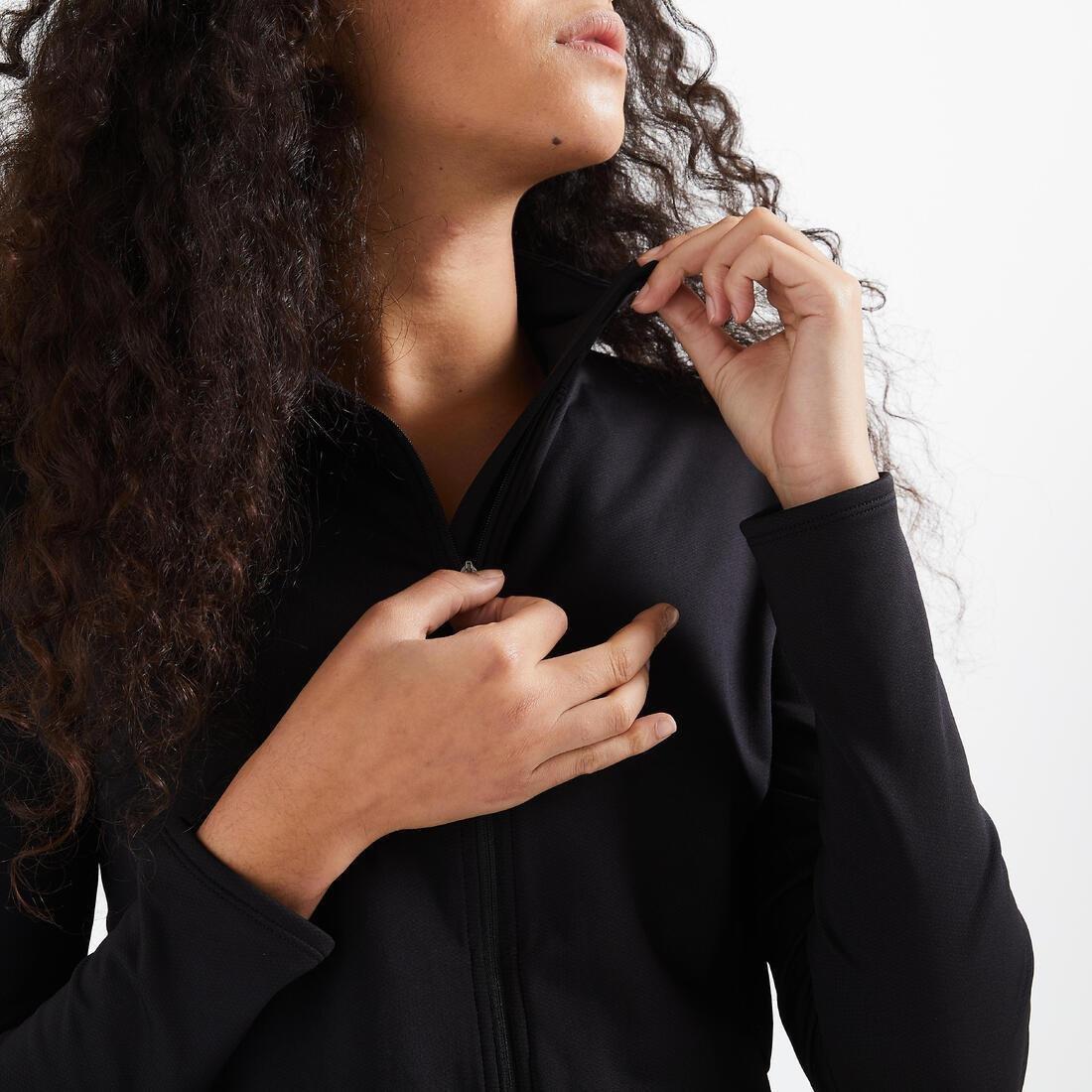 Straight-Cut Fitness Jacket, Black, , large image number 5