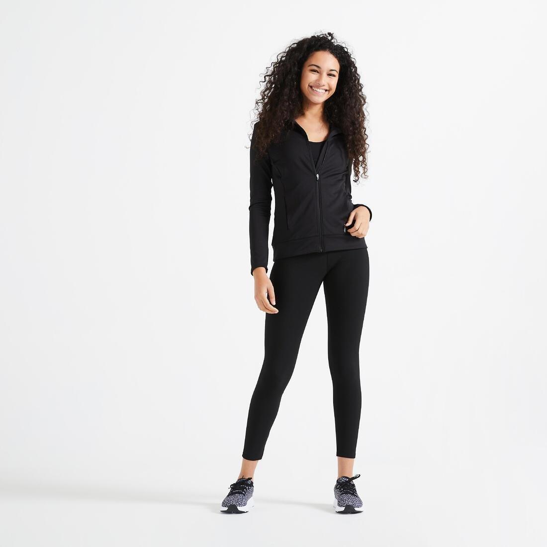 Straight-Cut Fitness Jacket, Black, , large image number 7