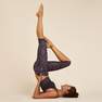 KIMJALY - Women Dynamic Yoga Cropped Bottoms, Purple
