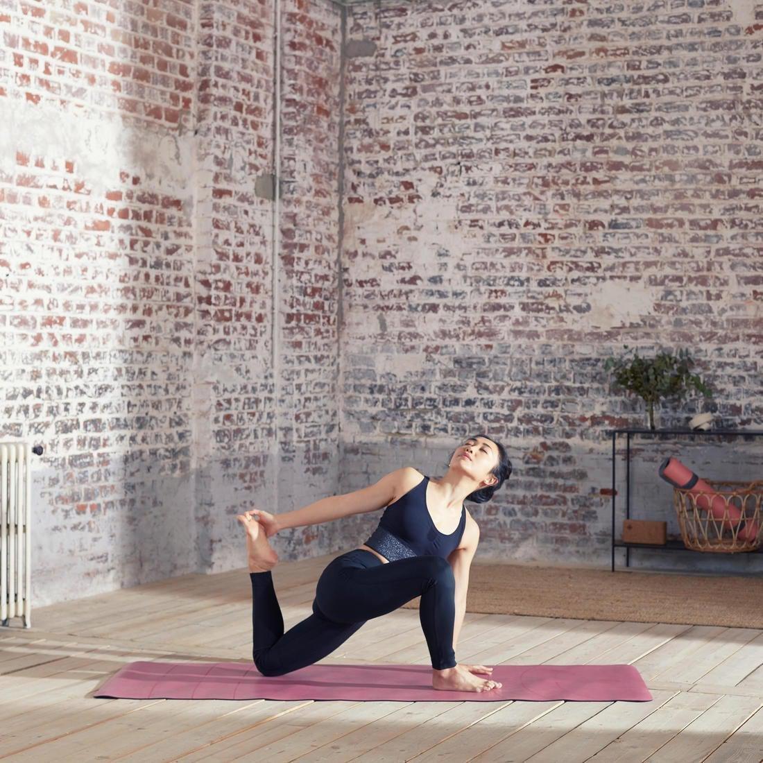 Women's Dynamic Yoga Leggings, Black, No Color, large image number 7