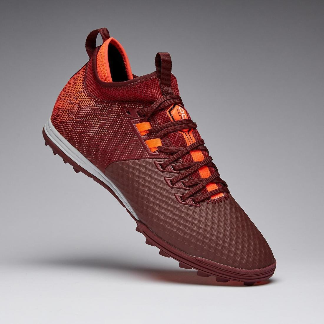 Adult Dry Pitch Football Boots Agility 900 Mesh Mid Tf, Chocolate Truffle, , large image number 6
