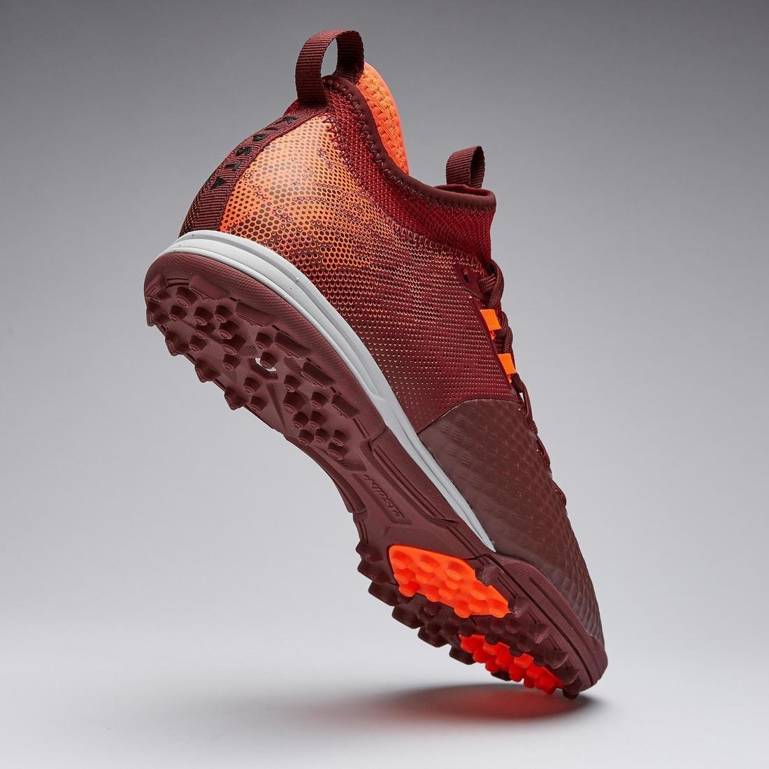 Adult Dry Pitch Football Boots Agility 900 Mesh TF, Chocolate Truffle, No Color, large image number 7