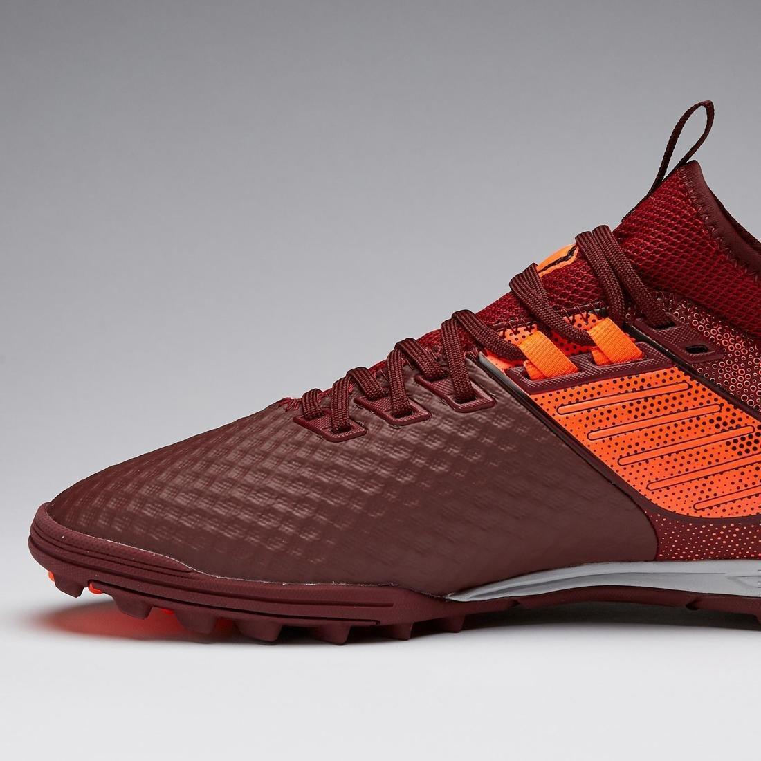 Adult Dry Pitch Football Boots Agility 900 Mesh Mid Tf, Chocolate Truffle, , large image number 8