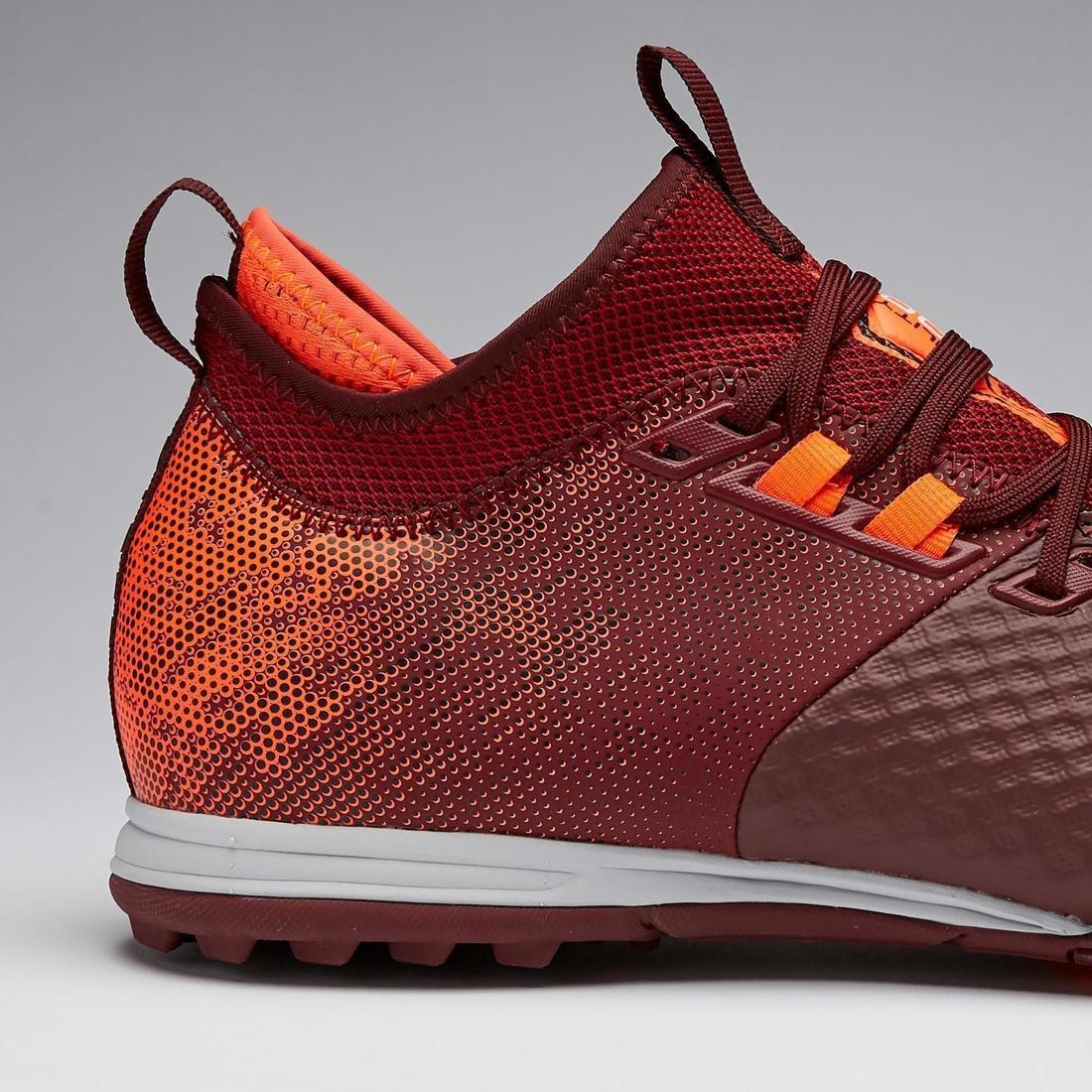 Adult Dry Pitch Football Boots Agility 900 Mesh TF, Chocolate Truffle, No Color, large image number 9