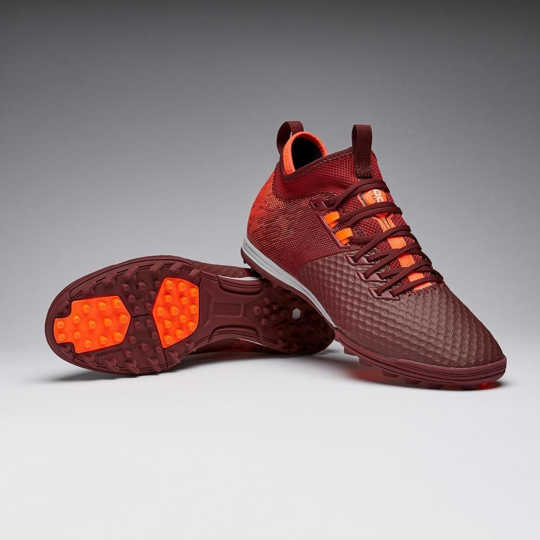 Adult Dry Pitch Football Boots Agility 900 Mesh Mid Tf, Chocolate Truffle, , large image number 12