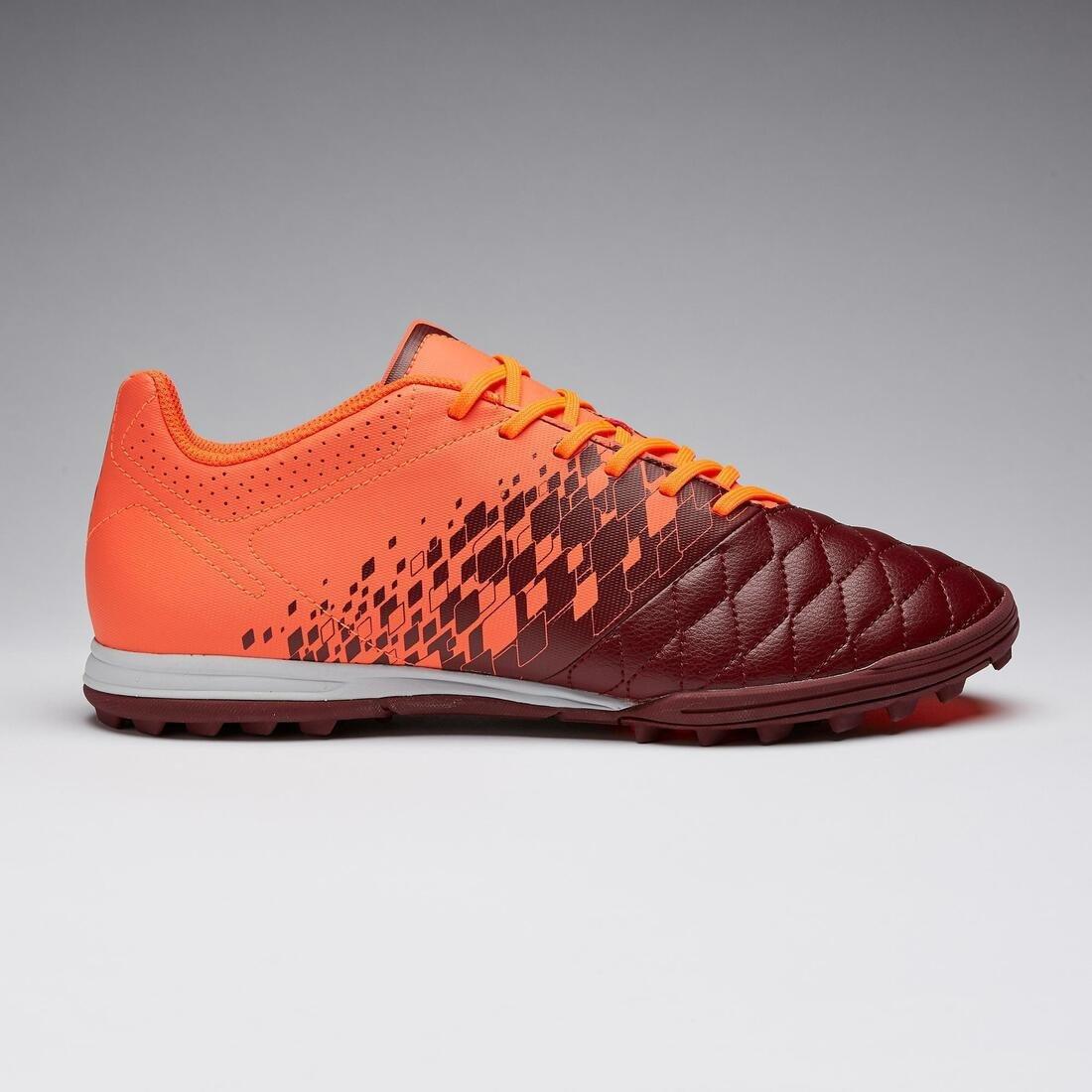 Adult Firm Pitch Football Boots Agility 500 TF, Chocolate Truffle, No Color, large image number 1