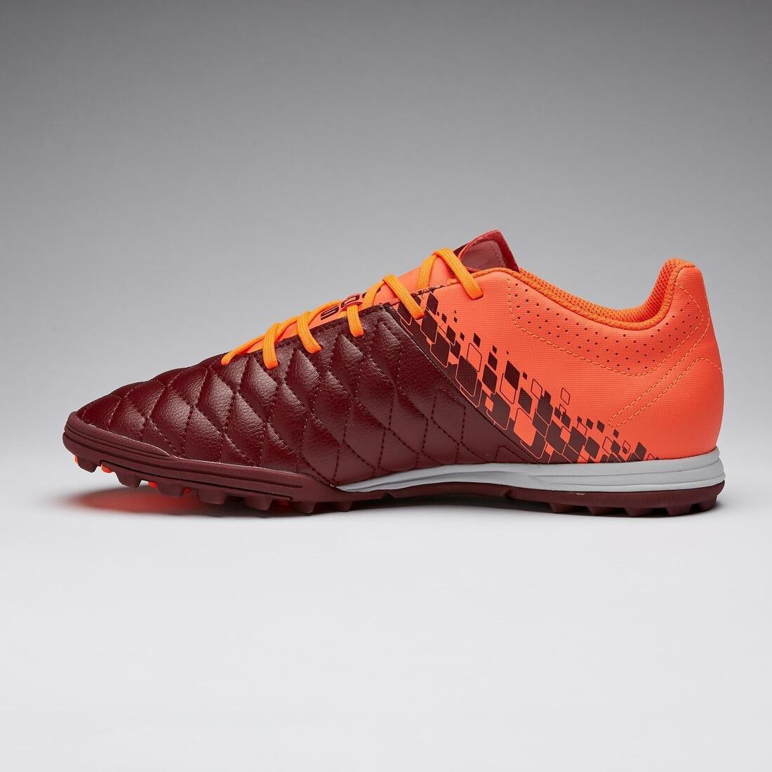 Adult Firm Pitch Football Boots Agility 500 TF, Chocolate Truffle, No Color, large image number 2