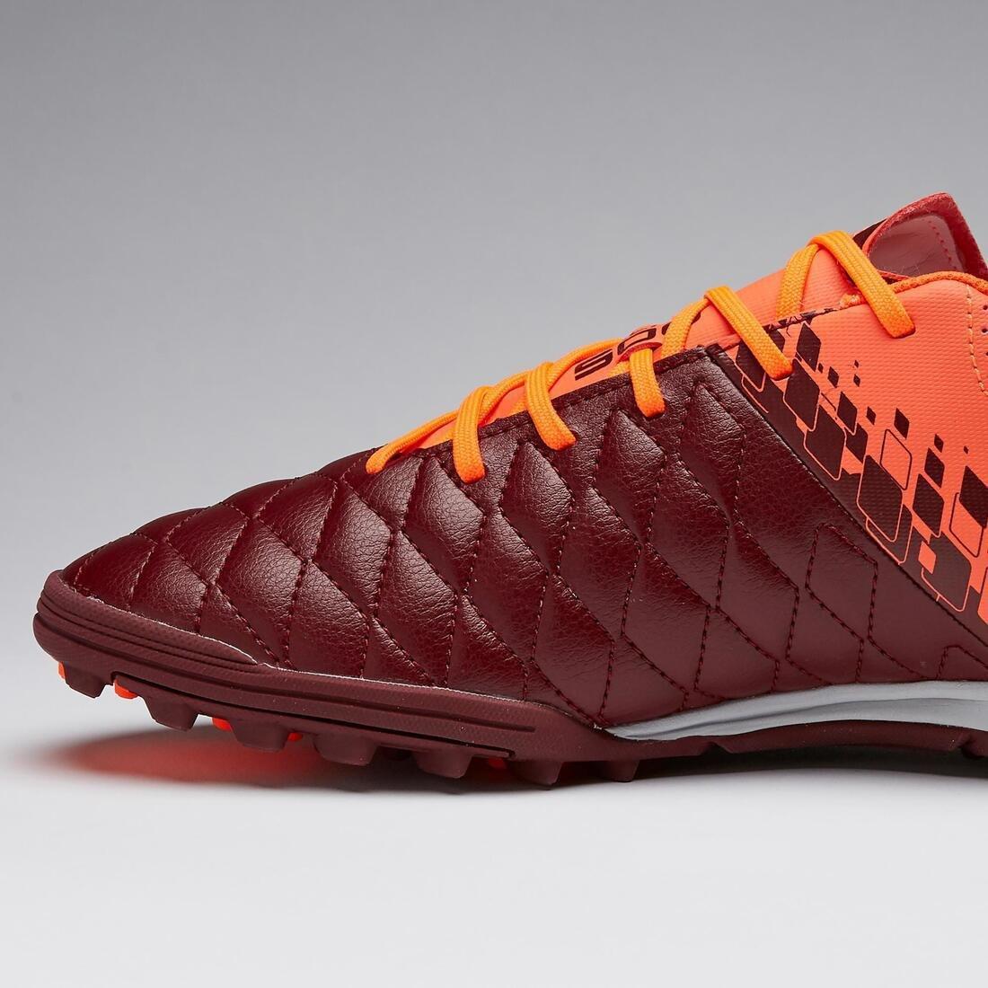 Adult Firm Pitch Football Boots Agility 500 TF, Chocolate Truffle, No Color, large image number 8