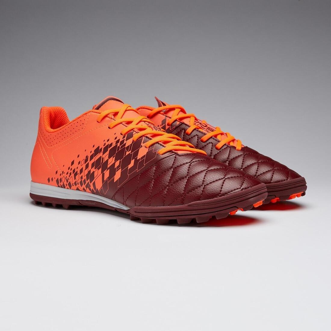 Adult Firm Pitch Football Boots Agility 500 TF, Chocolate Truffle, No Color, large image number 11