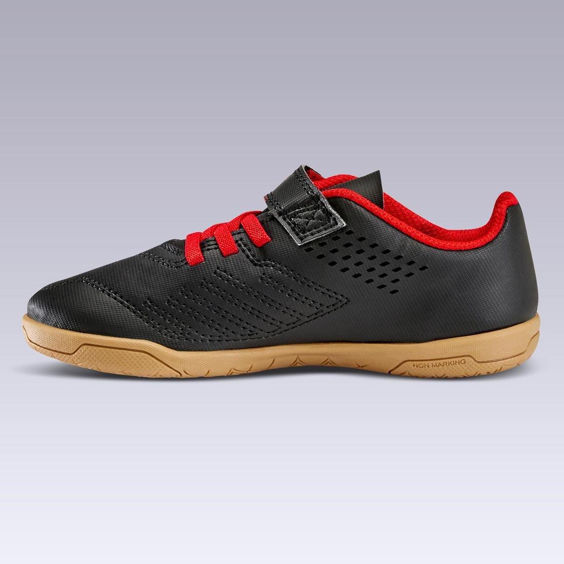 Kids Futsal Trainers 100, Black, No Color, medium