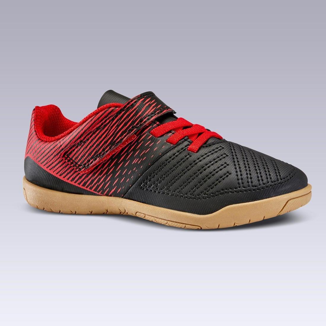 Kids Futsal Trainers 100, Black, No Color, large image number 6