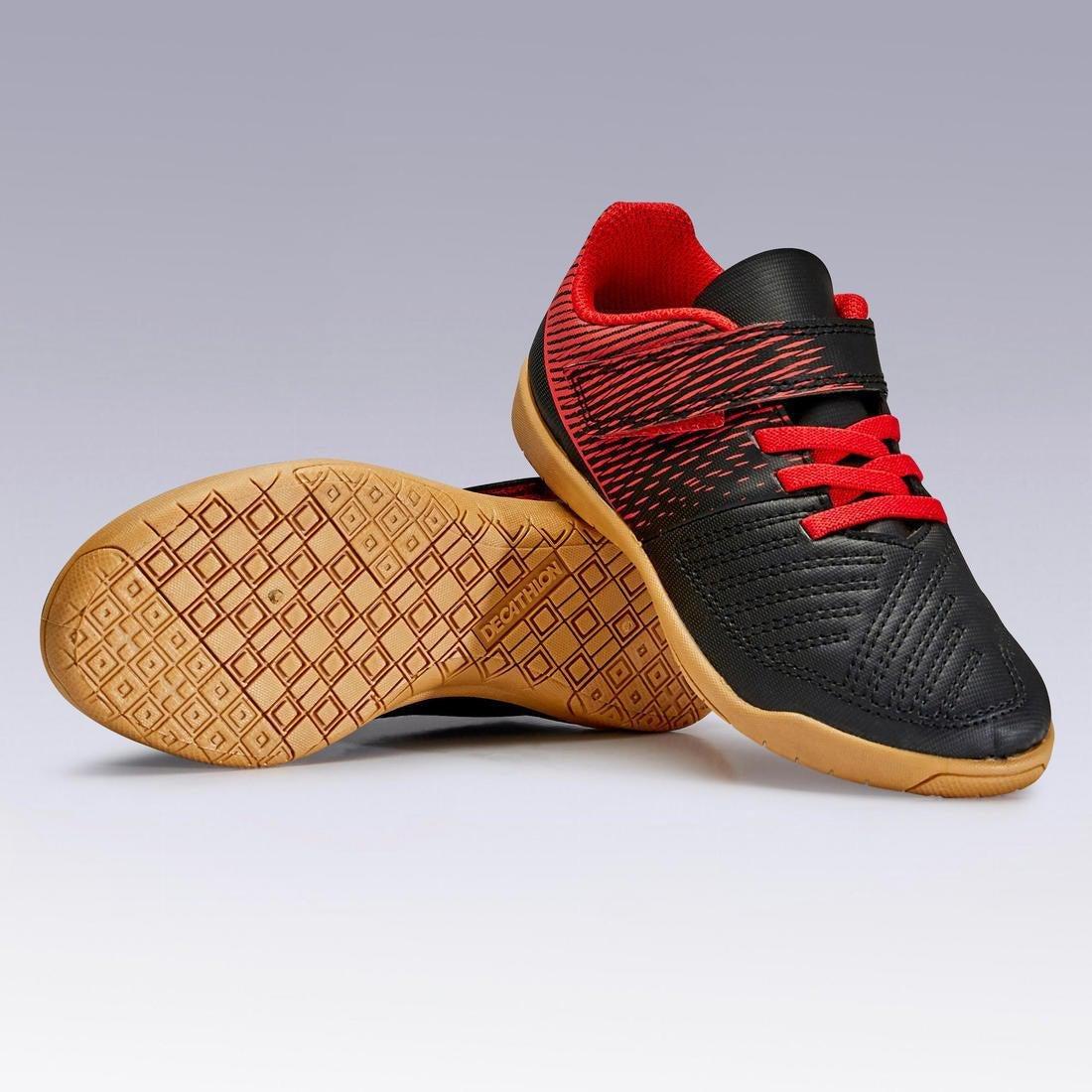 KIPSTA - Kids Futsal Trainers 100, Black