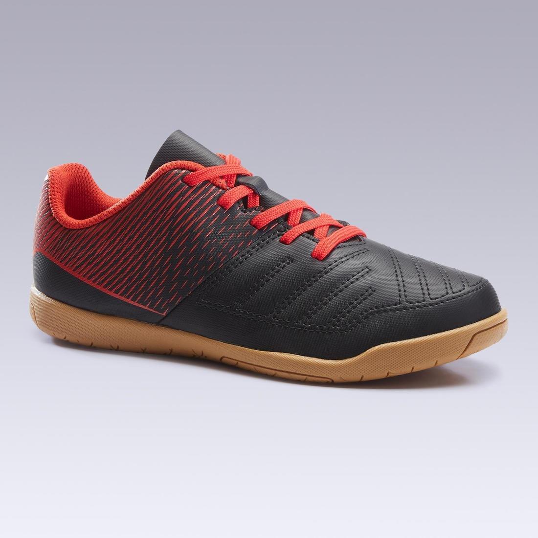 Kids Unisex Futsal Trainers - 100, Black, No Color, large image number 9