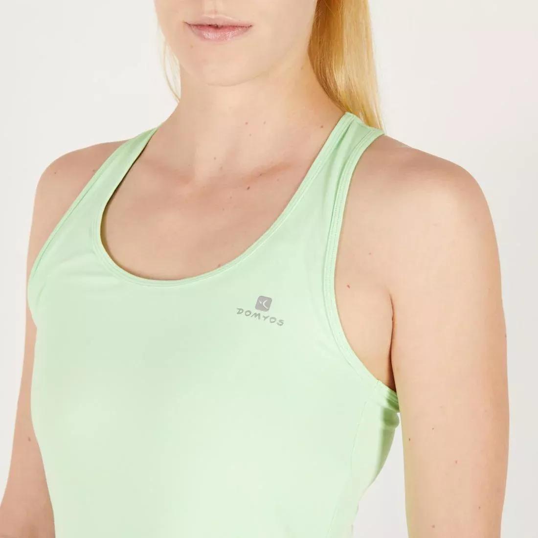 Muscle Back Fitness Tank Top My Top, Yellow, No Color, large image number 12