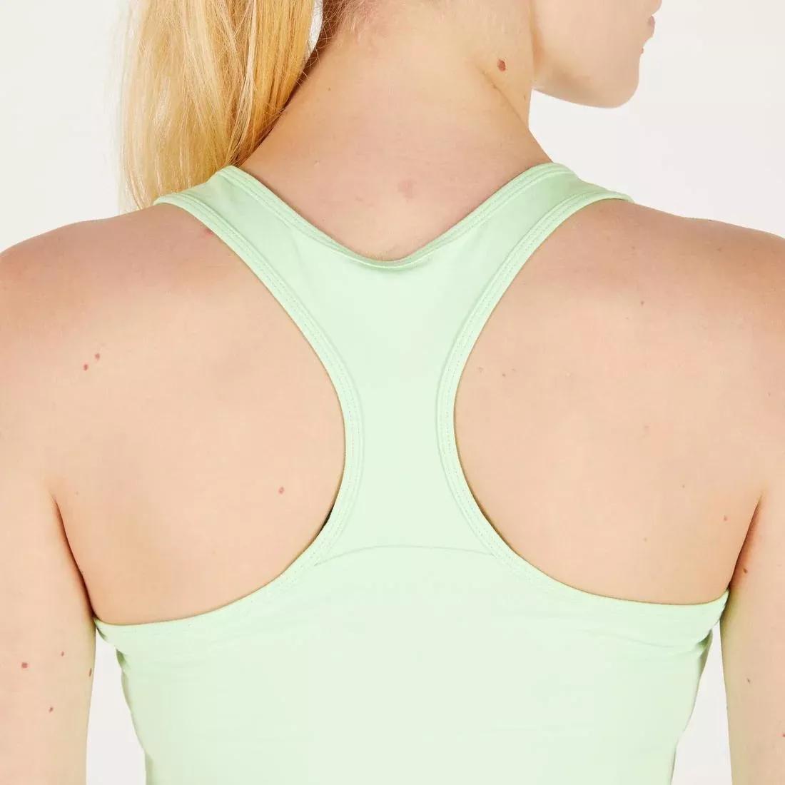 Muscle Back Fitness Tank Top My Top, Yellow, No Color, large image number 13