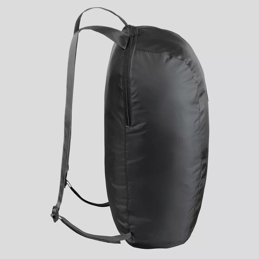 Compact Travel Backpack, Black, No Color, large image number 6