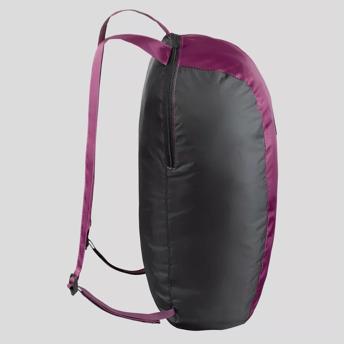 Compact Travel Backpack, Black, No Color, large image number 12