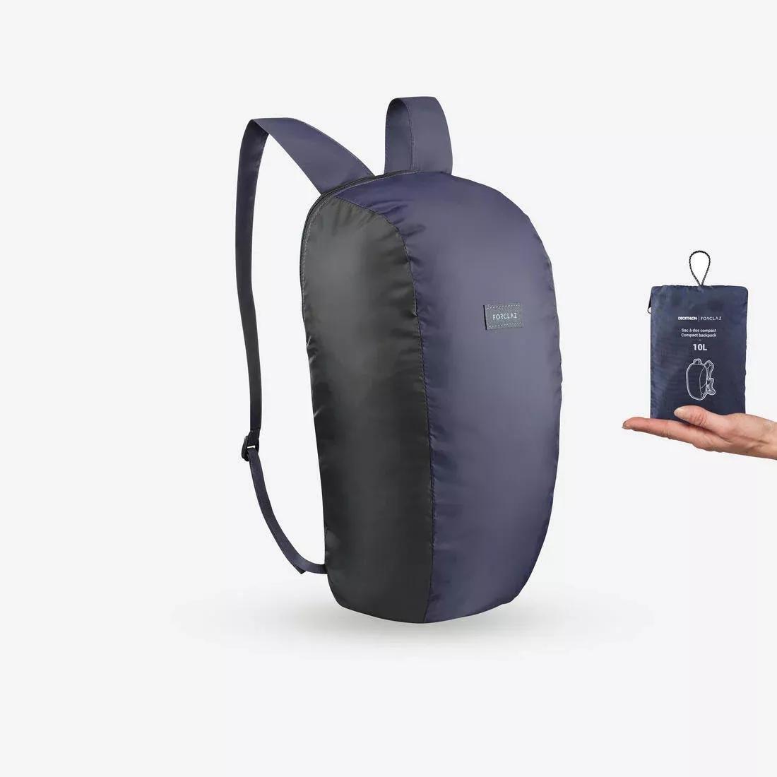 Compact Travel Trekking Backpack Travel, Navy Blue, No Color, large image number 0