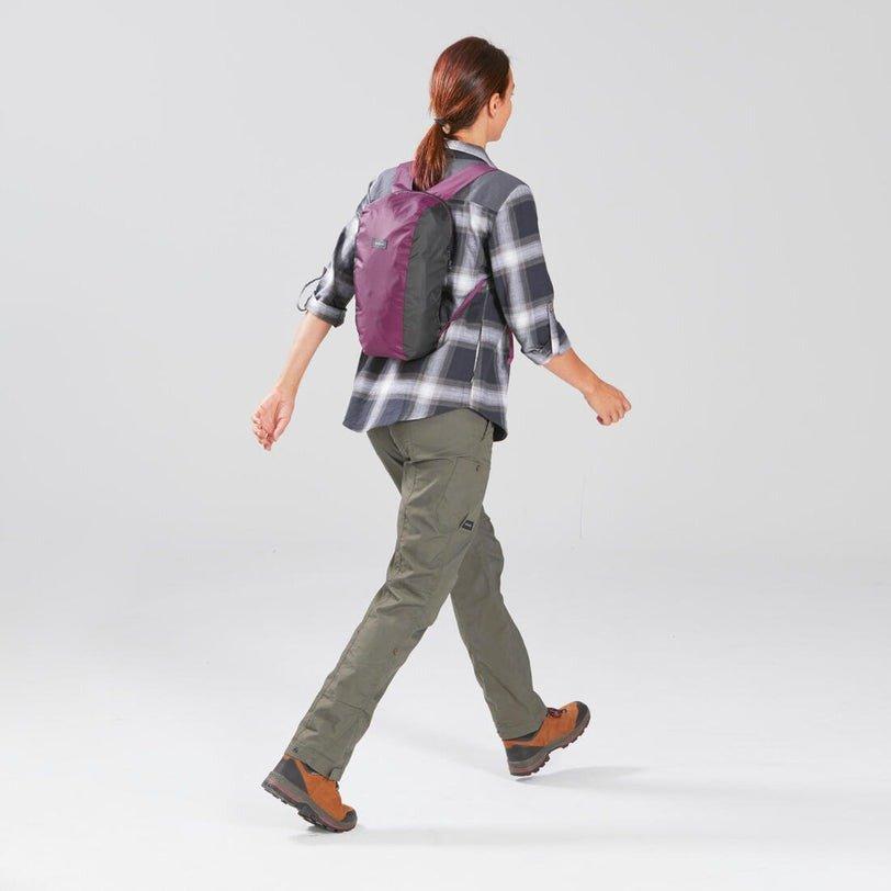Compact Travel Trekking Backpack Travel, Purple, No Color, large image number 4