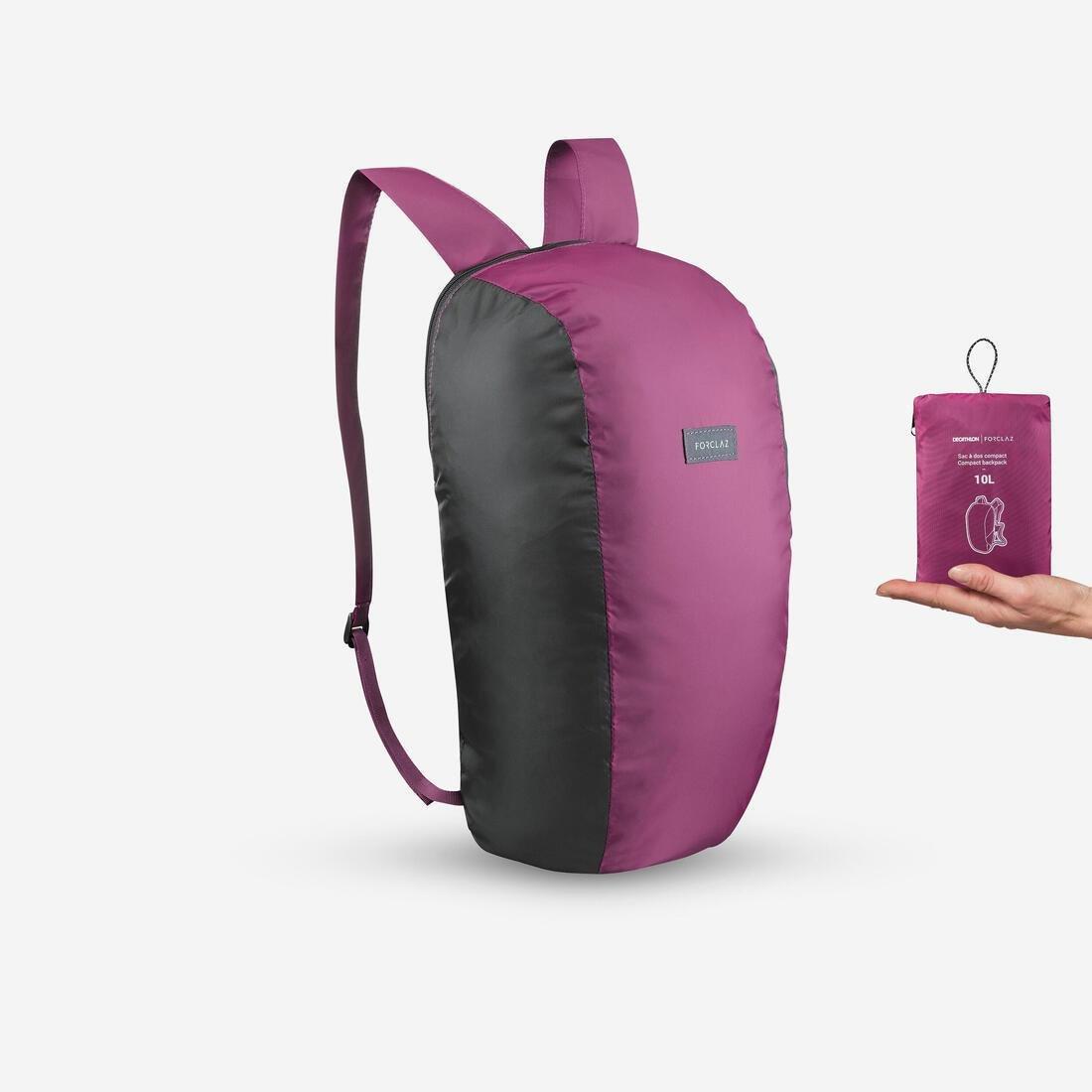 Compact Travel Trekking Backpack Travel, Purple, No Color, large image number 5