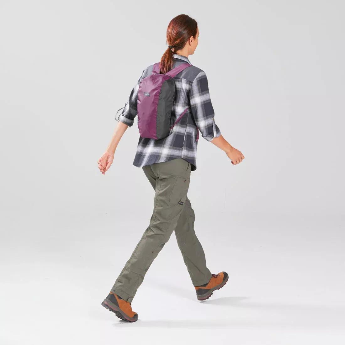 Compact Travel Trekking Backpack Travel, Purple, No Color, large image number 8