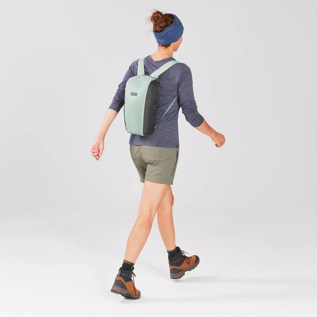 Foldable Backpack- Travel, Green, No Color, large image number 5