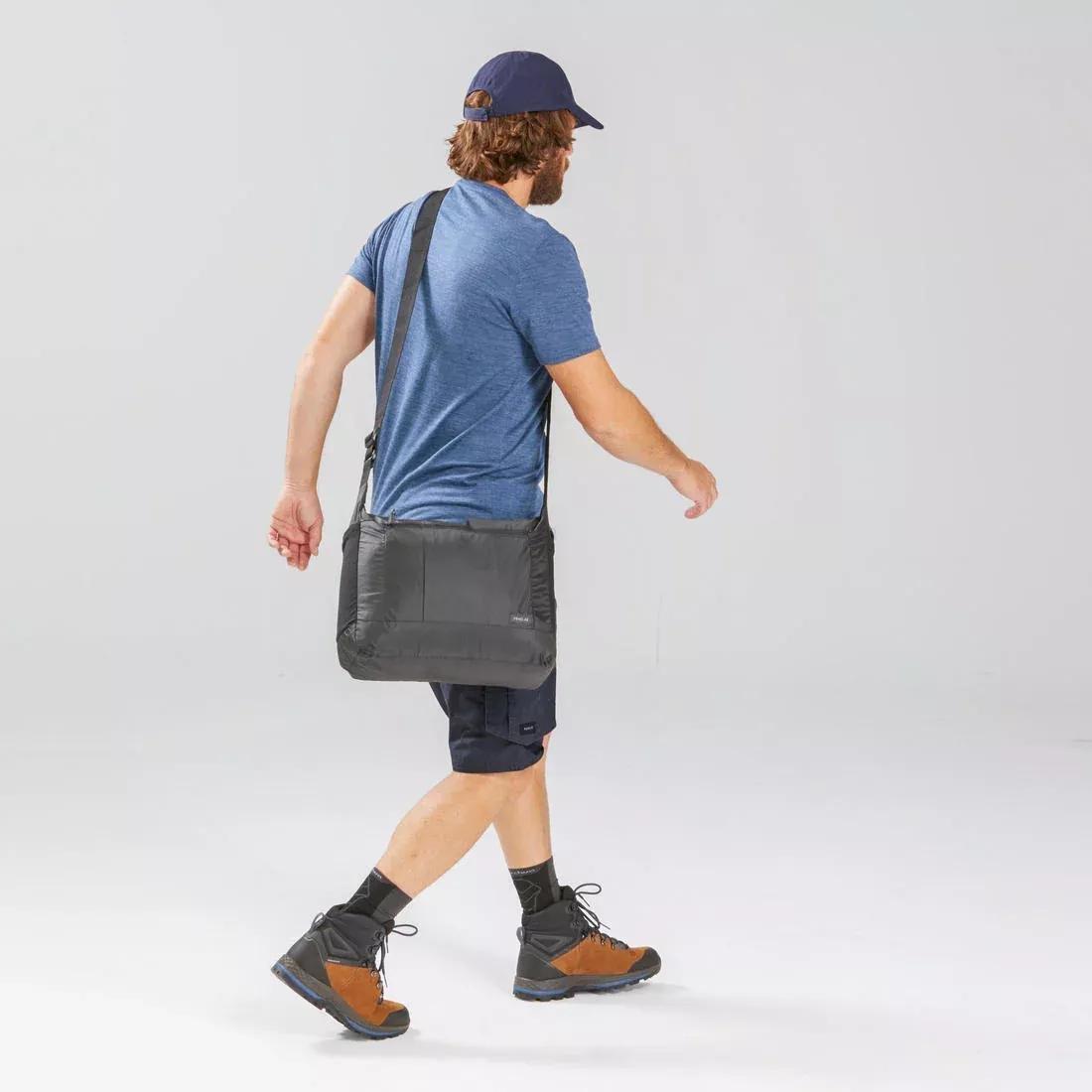 Travel Trekking Compact Messenger Bag - Travel, Black, No Color, large image number 5