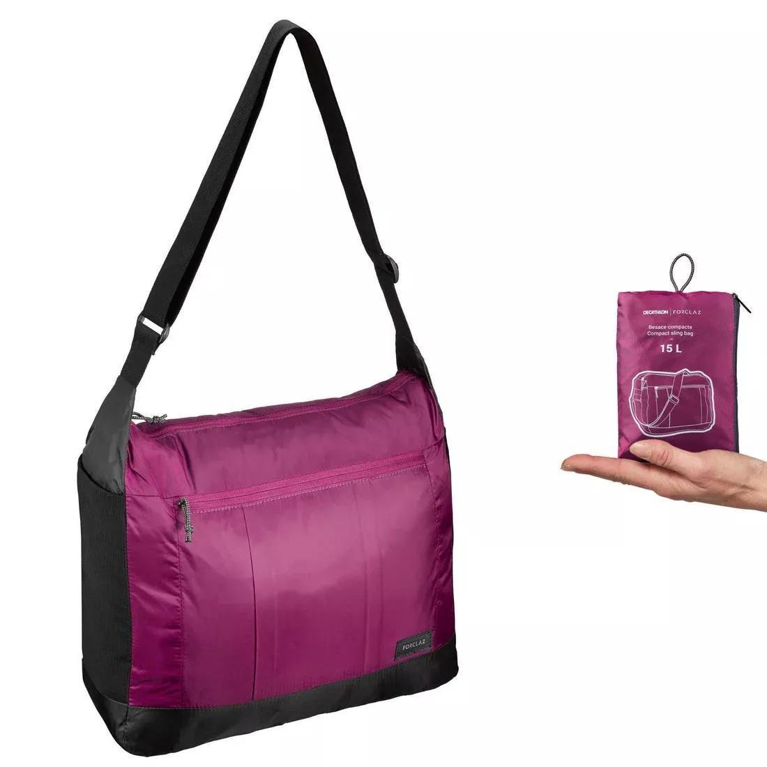 Travel Trekking Compact Messenger Bag - Travel, Purple, No Color, large image number 0