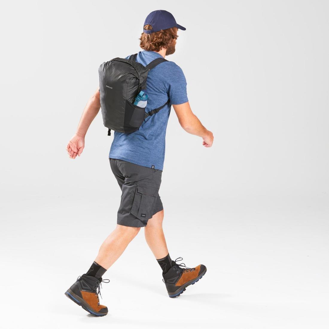 Travel Trekking Compact And Waterproof Backpack Travel, Black, No Color, large image number 6