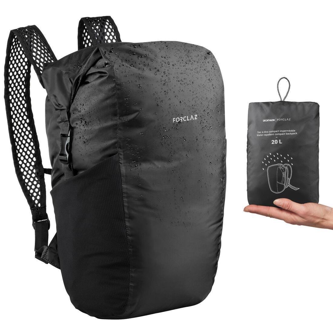 Travel Trekking Compact And Waterproof Backpack Travel, Black, No Color, large image number 8