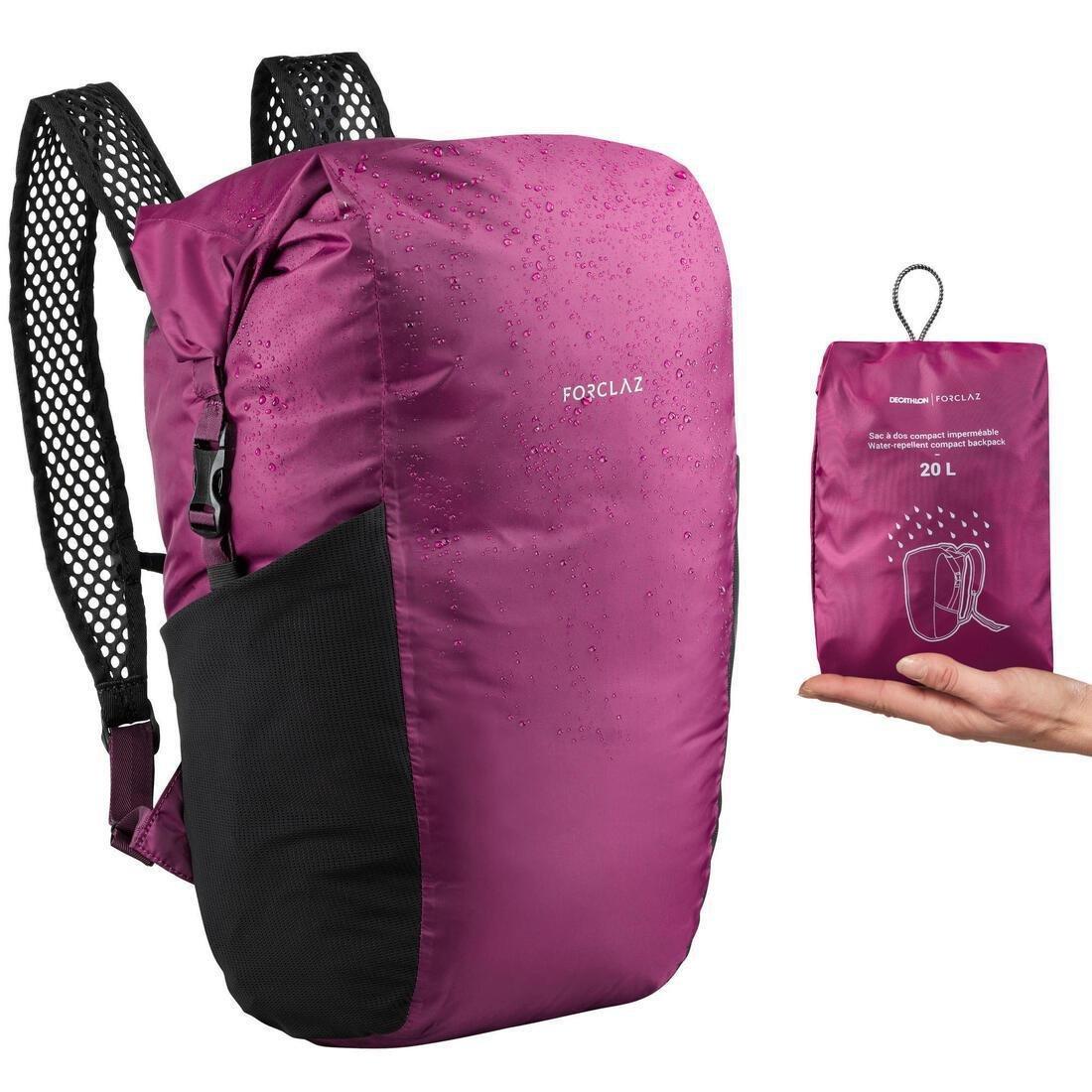 Travel Trekking Compact And Waterproof Backpack, Purple, No Color, large image number 6