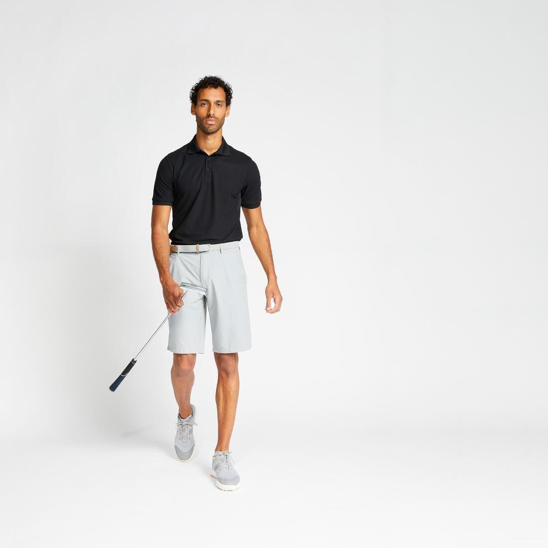 STEEL GREY Men's golf shorts WW500, No Color, large image number 1