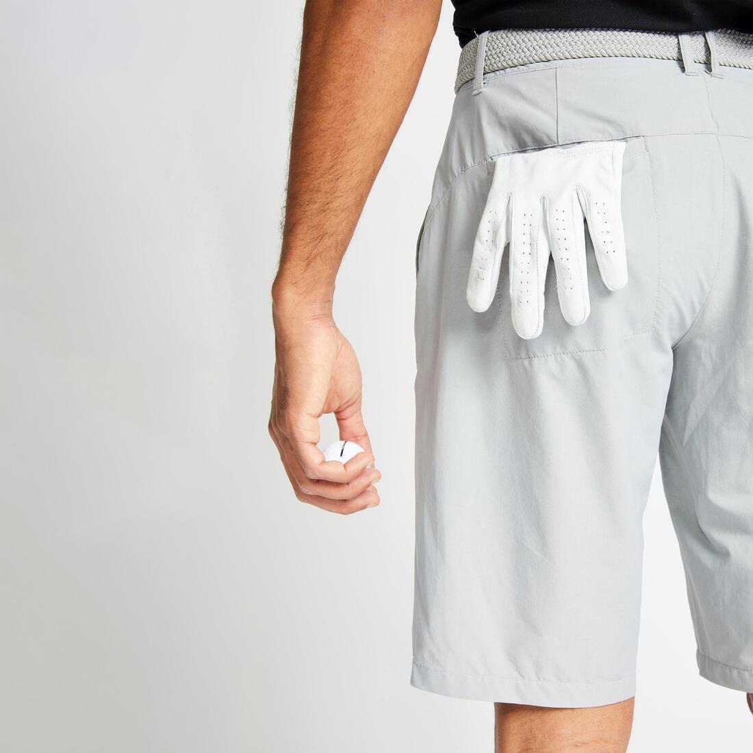 STEEL GREY Men's golf shorts WW500, No Color, large image number 2
