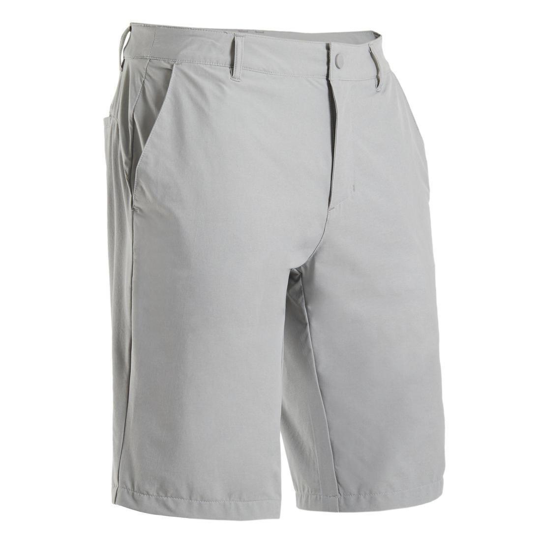 STEEL GREY Men's golf shorts WW500, No Color, large image number 3