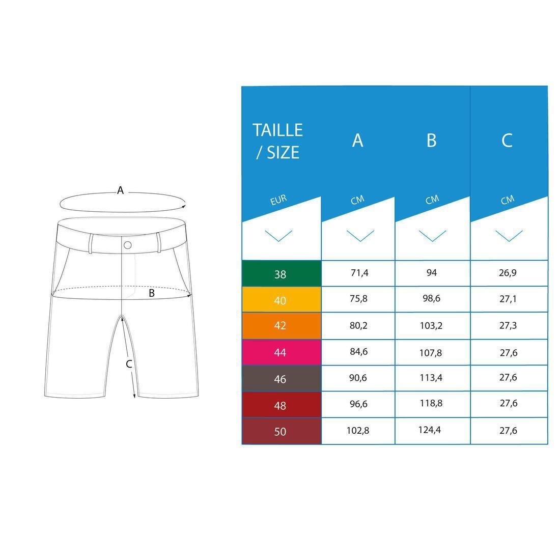 STEEL GREY Men's golf shorts WW500, No Color, large image number 5