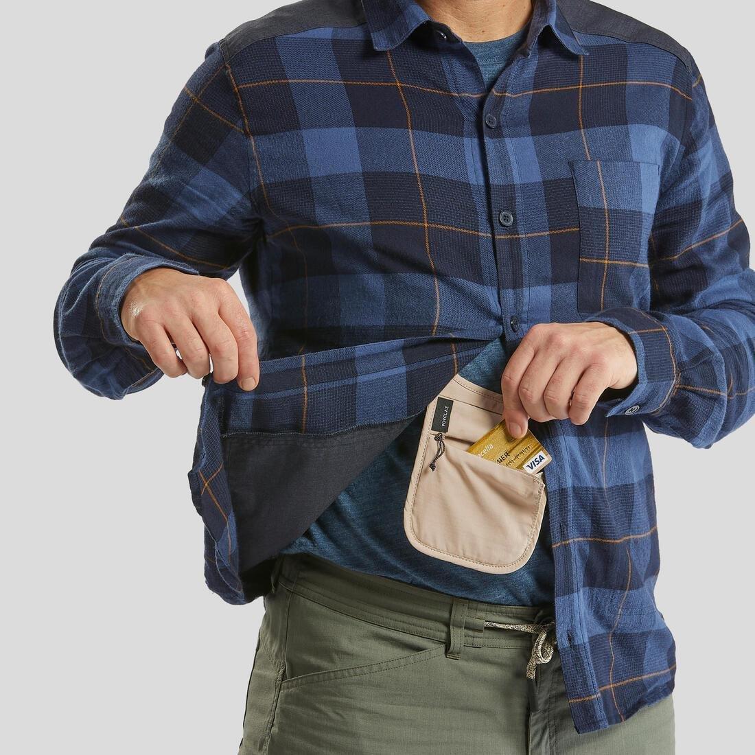 Discreet neck pouch TRAVEL RFID, cappuccino beige, No Color, large image number 9