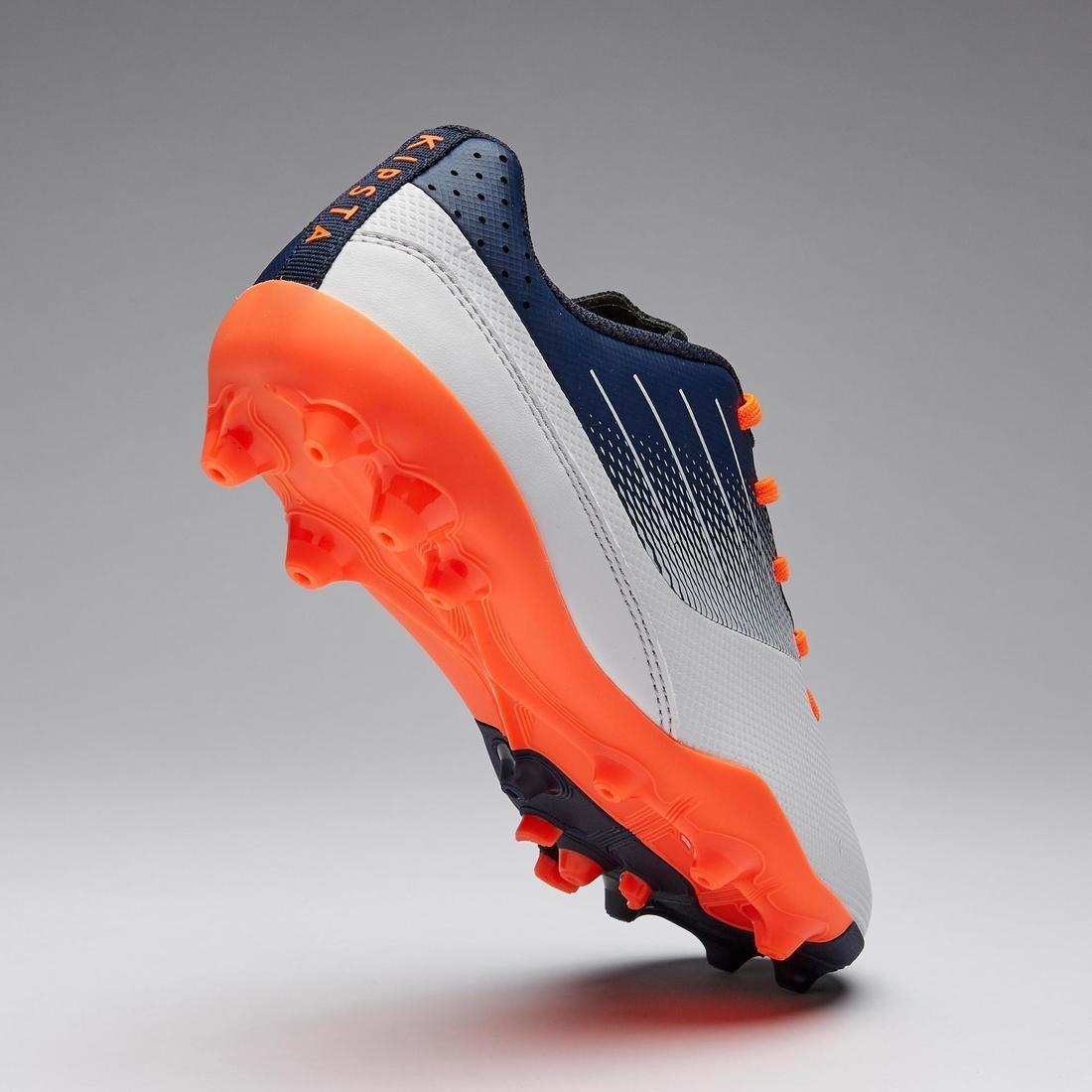 Agility Kids Dry Pitch Low-Top Football Boots , Pale Grey, No Color, large image number 7