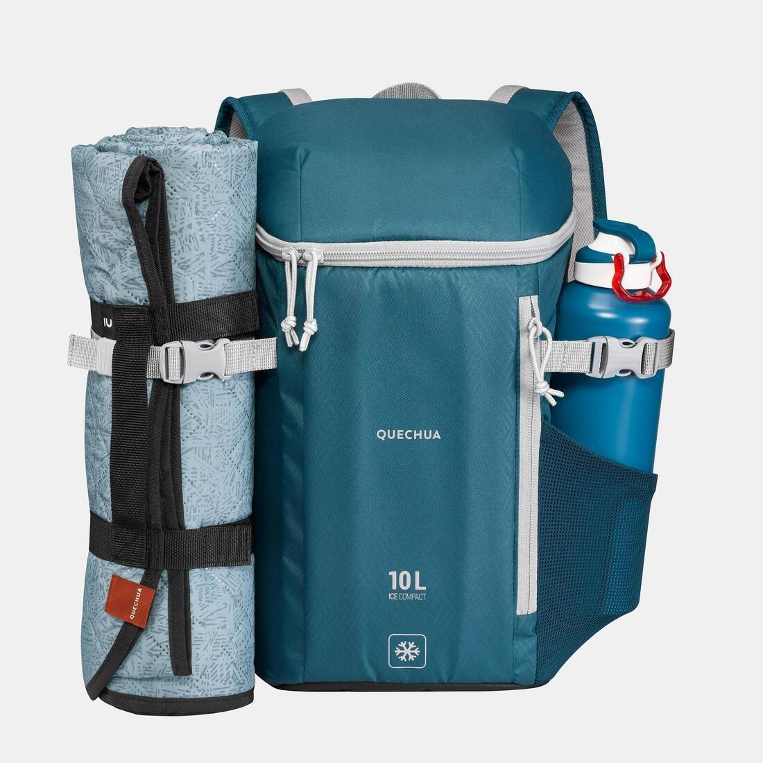 QUECHUA - Isothermal Backpack - 10 L Nh Ice Compact 100, Blue