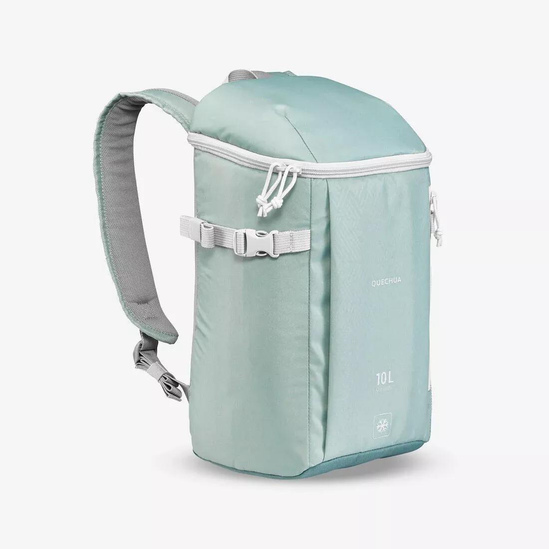 Ice 10 L compact and isothermal backpack 100, frozen green, No Color, large image number 1