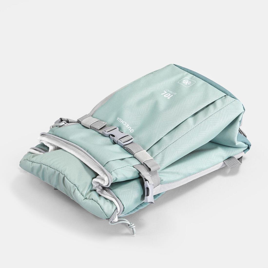 Ice 10 L compact and isothermal backpack 100, frozen green, No Color, large image number 8