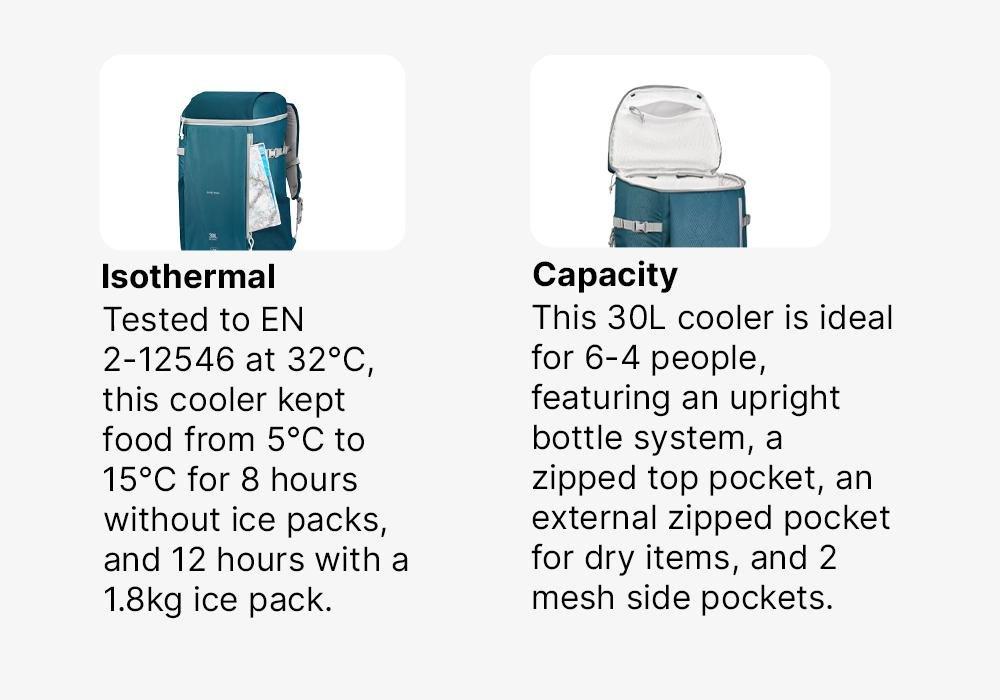 Isothermal Backpack 30L - Nh Ice Compact 100, Dark Petrol Blue, No Color, large image number 17