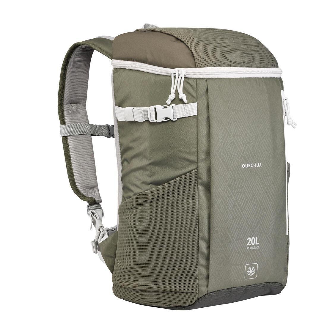 QUECHUA - Isothermal Backpack 20 L - Nh100 Ice Compact, Green